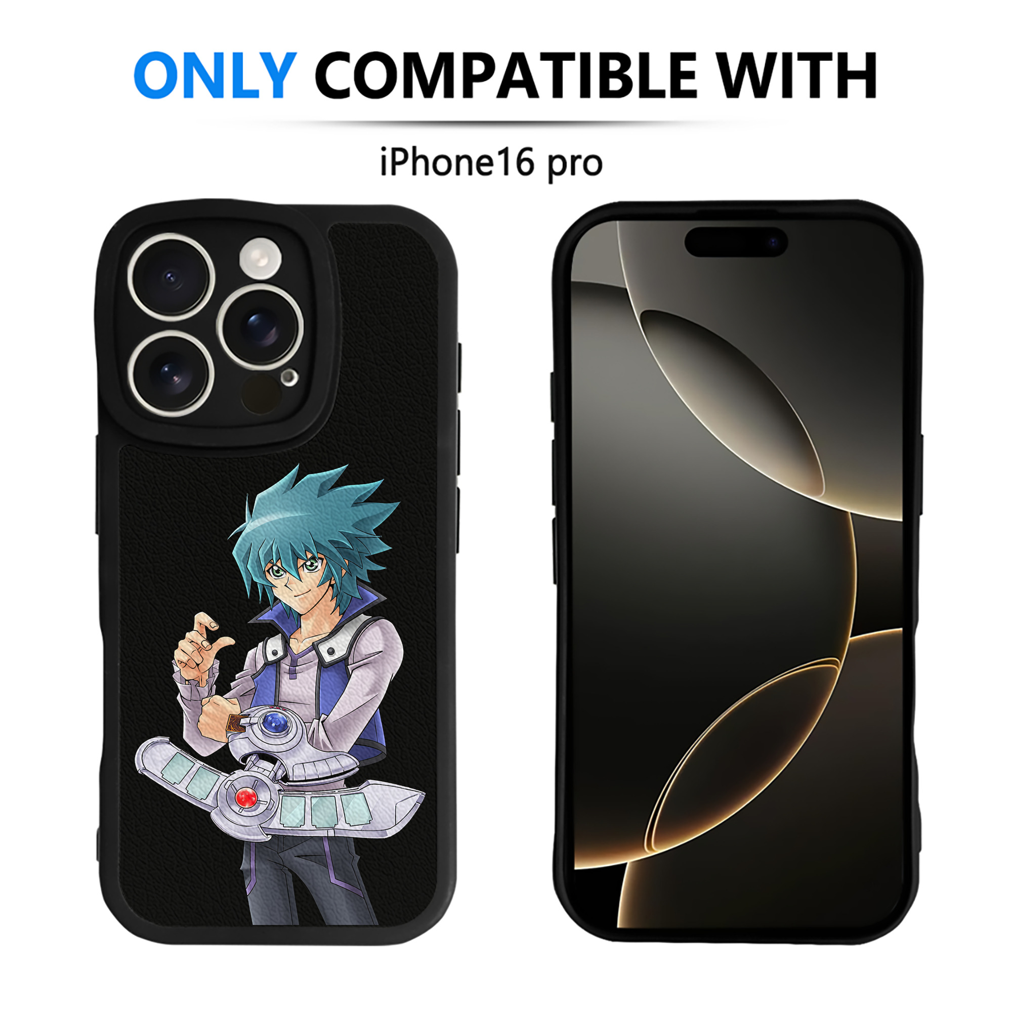 遊☆戯☆王 Yu-Gi-Oh! 【iPhone 16シリーズ対応】シリコンスマホケース（レザー調） 材質：シリコン